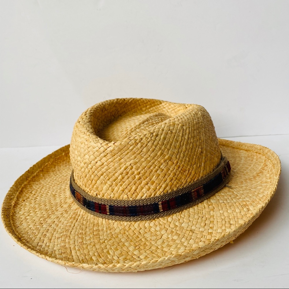Vintage Woven Casual Dress Hat - Picture 1 of 8